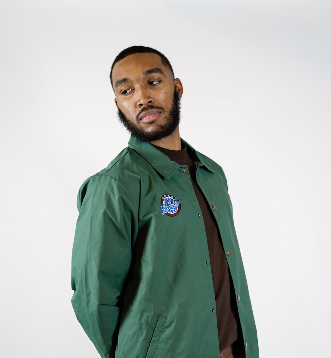 Coach green cheap jacket